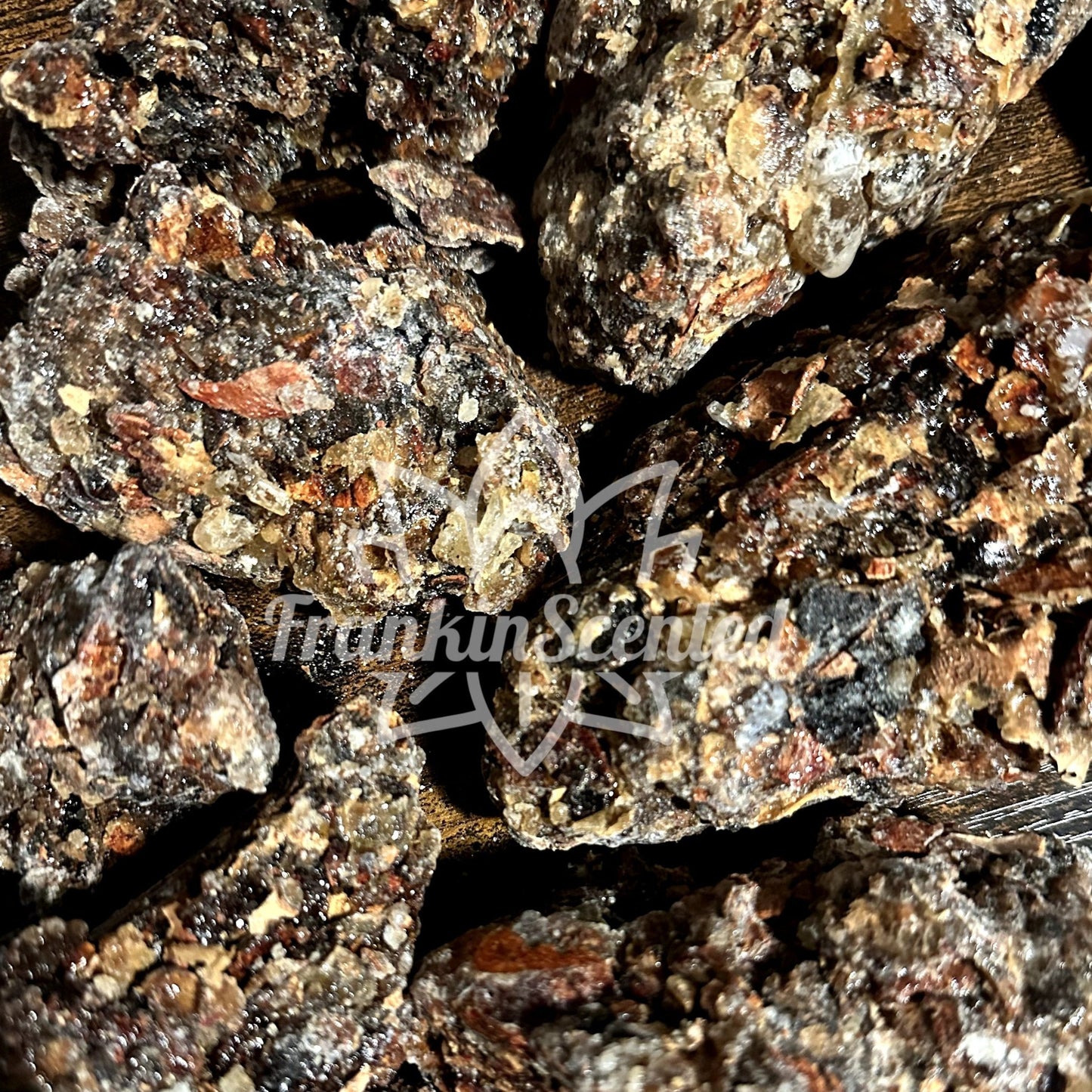 Sticky Black Hojari Frankincense Resin - Boswellia Sacra - 100% Natural
